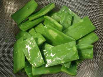Escaldado de nopal-verdura.