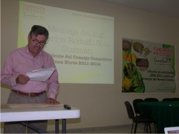 Carlos Rodolfo Soto Guzmán, nuevo presidente del Consejo Consultivo zona norte de FPS. Carlos Rodolfo Soto Guzmán, nuevo presidente del Consejo Consultivo zona norte de FPS.