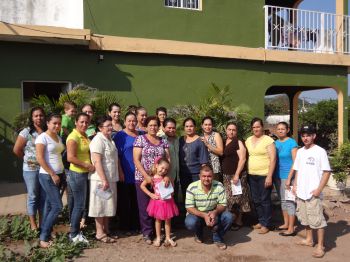 Participantes del taller ?Elaboración de productos lácteos? en Puerta de Canoas.